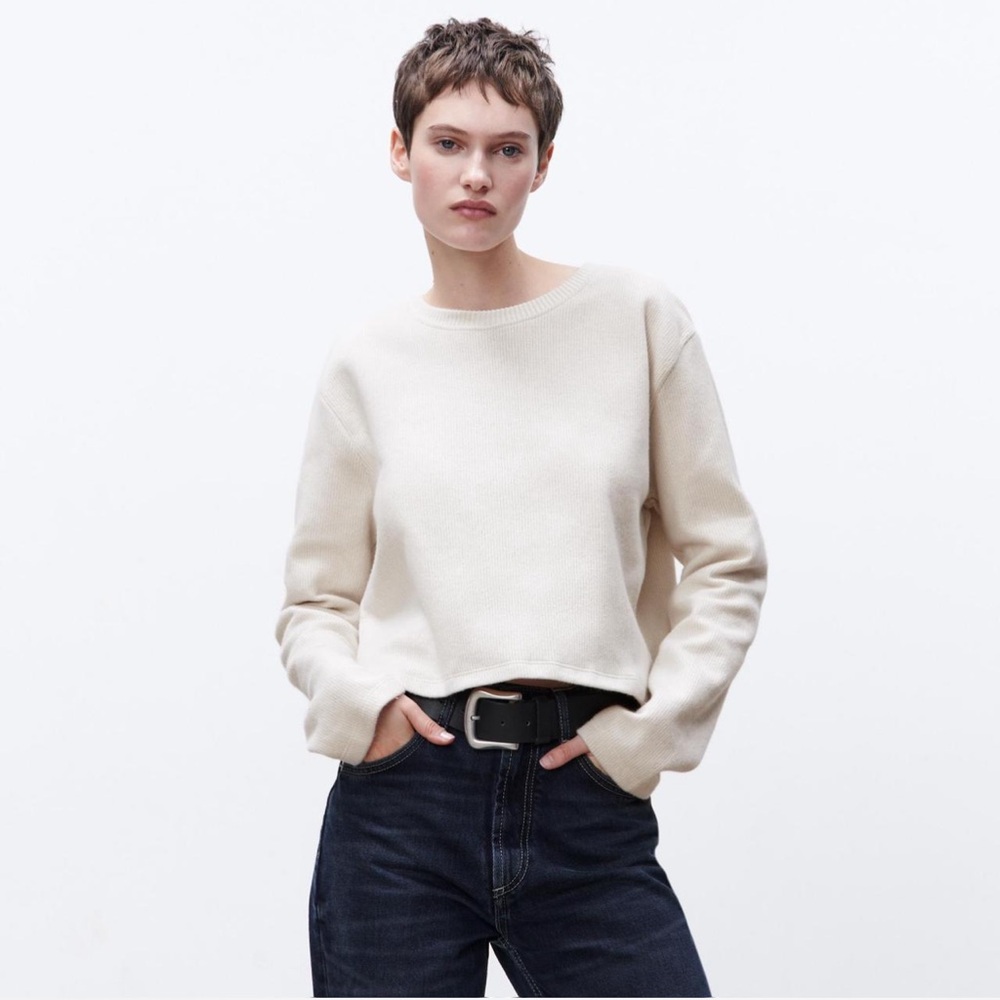 Cream sweater